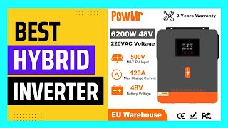 PowMr 62KW Hybrid Solar Inverter On Grid Pure Sine Wave Inverter [upl. by Pren240]