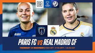 Paris FC vs Real Madrid  UEFA Womens Champions League 202324 Matchday 3 Full Match [upl. by Terag]