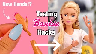 Testing Barbie Doll Hacks To See If They ACTUALLY Work [upl. by Dukey]