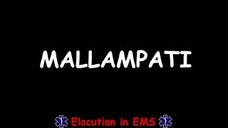 How to Pronounce Mallampati  Paramedic  EMT  Medical Terms [upl. by Eidas]