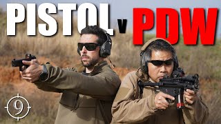 How Much Better is a PDW vs Pistol Range Talk [upl. by Christel982]