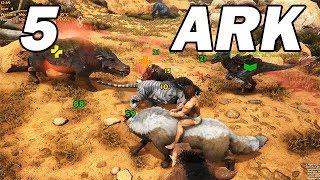 ARK Survival Evolved 5 Lhorrible expédition dxp  Solo PvM Scorched Earth [upl. by Aniez]