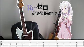 TABS ReZero kara Hajimeru Isekai Seikatsu season 2 OP【Realize】Guitar Cover [upl. by Anavas348]