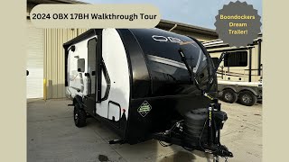 The 2024 OBX 17BH is the best trailer for BOONDOCKING [upl. by Laflam434]