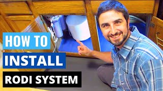 How To Install a RODI System  How To Install A Reverse Osmosis Deionize Filter Under Your Home Sink [upl. by Aretha286]