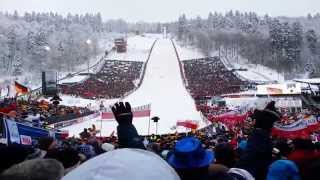 Severin Freund Willingen 2015 1 Durchgang 1495 Meter  Live an der Schanze [upl. by Dode346]