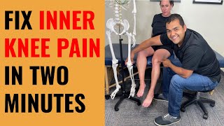 How To Fix Inner Knee Pain In 2 Minutes [upl. by Xenophon141]