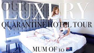 LUXURIOUS AUSTRALIAN QUARANTINE HOTEL TOUR  MUM OF 10 TAINATHEMUMOF10 [upl. by Xad]