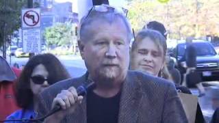 Peter Erlander Addresses FBI Protest Rally [upl. by Navaj]