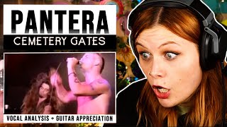 Vocal Coach 1st Reaction to PANTERA  “CEMETERY GATES” [upl. by Binky]