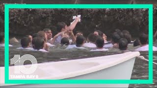 History of Tarpon Springs famous Epiphany celebrations [upl. by Reitrac]