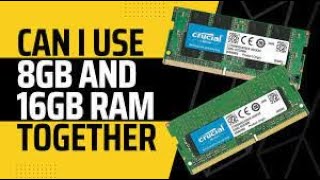 Can you combine 8gb and 16gb RAM in a laptop [upl. by Llennehc]