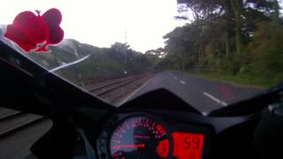 isle of man hd on board a suzuki gsxr 1000 k6 [upl. by Anayrb]