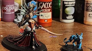 Warhammer 40k Yvraine And Gyrinx  Brady Paints [upl. by Alilad]