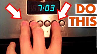 How to set the clock on a lamona oven [upl. by Jerrie]