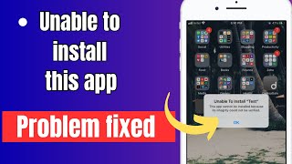 Unable to install app  This app cannot be installed because its integrity could not be verified [upl. by Cullen]