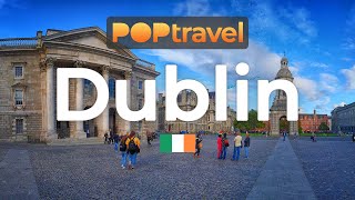 Walking in DUBLIN  Ireland 🇮🇪 City Tour  4K 60fps UHD [upl. by Aliban]