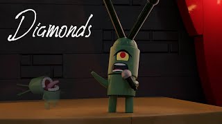 Lego Plankton sings Diamonds AI Cover [upl. by Brooks500]