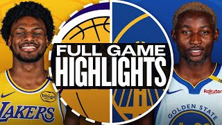 LAKERS at WARRIORS  NBA PRESEASON FULL GAME HIGHLIGHTS  October 18 2024 [upl. by Suolekcin]