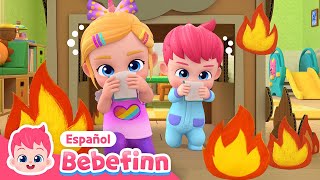 Seguridad Contra Incendios  Cuidados Diarios  Canciones Infantiles  Bebefinn en español [upl. by Kitchen637]