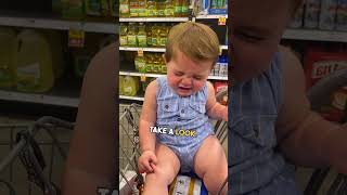 Baby Fake Cries After Dad Tells Her “No” 😂 ❤️ [upl. by Kciredohr]