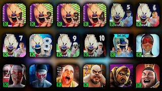 Ice Scream 18 amp Online  Evil Nun 12 amp TBM  Mr Meat 12 Witch Cry amp   Keplerians Full Gameplay [upl. by Hnaht]