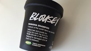 Lush Blousey Banana Shampoo [upl. by Aiht]