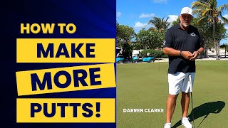 A putting tip from former Open Champion Darren Clarke [upl. by Nandor]