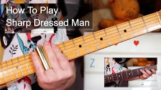 Sharp Dressed Man ZZ Top Guitar amp Bass Lesson [upl. by Iblok]