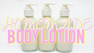 HOMEMADE BODY LOTION How to Body Moisturizer Ι TaraLee [upl. by Yun598]