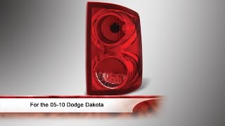 0510 Dodge Dakota OEM Style Tail Light [upl. by Akemal889]