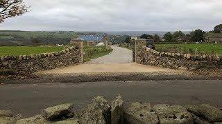 Dry Stone Walling  Making amp fitting coping stones to a dry stone wall [upl. by Nuncia]