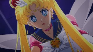 Sailor Moon Cosmos  Galaxia killed Uranus Neptune Pluto amp Saturn Bluray [upl. by Burnham]