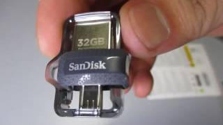 Sandisk OTG Dual Drive 32GB From Lazada [upl. by Ttezil]