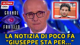 🔴GRANDE FRATELLO ALFONSO SIGNORINI EMOZIONATO LA NOTIZIA DI POCO FAquotGIUSEPPE GARIBALDI STA PERquot [upl. by Rayford]