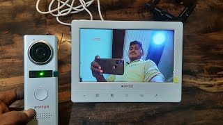 How to Install Video Door PhoneBell  Video Door Phone को कैसे Install करे  Dharma Electrical [upl. by Aryajay39]