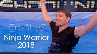 Tim Shieff Ninja Warrior UK Highlights [upl. by Suter]