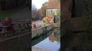 Marlowe Theatre by river Canterbury England 11 Nov 2024 [upl. by Aitercul]