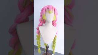 Mitsuri Kanroji cosplay wig cosplaywig cosplay demonslayer mitsurikanroji [upl. by Paul]