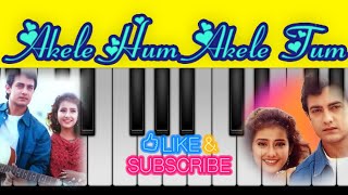 Akele Hum Akele Tum  Piano Keyboard lesson  YouTube · LalitaNayal [upl. by Telford]