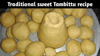 Rice flour tambittu recipe  Tambittu recipe  Easy way to prepare tambittu in kannada [upl. by Swigart]