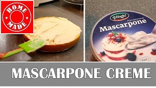 Mascarpone creme  FrischkäseSahnecreme [upl. by Oina]