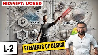 Elements of Design Explained L2 Design Tips for Beginners  NID NIFT UCEED NATA [upl. by Htederem]