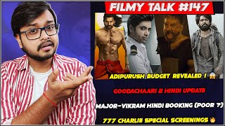 MajorVikram Hindi Advance Booking  Adipurush Budget Revealed 😱  Karthikeya 2  Filmy Talk 147 [upl. by Amero]