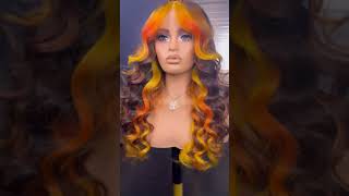 2x6 HD Lace Closure Wig  Fall Hair Colors Are Vibrant wigs halloween anime cosplay hair [upl. by Uase571]