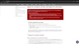 Masters amp Doctoral  Step by Step Application Process 2024 [upl. by Neelyaj]