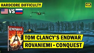 TOM CLANCYS ENDWAR  USA TURN 10 ROVANIEMI CONQUEST  HARDCORE  4K [upl. by Gulick654]