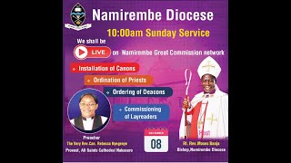 NAMIREMBE DIOCESE ORDINATION SERVICE  Sunday December 08 2024 [upl. by Alikee]