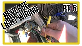 Acura Integra Build Part 5  Reverse Light Sensor Wiring  How To  Auto to Manual Swap [upl. by Nanice286]