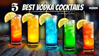 Best Vodka Cocktails at home  How to make Easy Vodka Cocktail at home [upl. by Johppa]